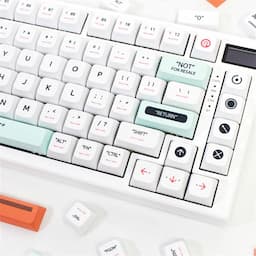 141 Keys XDA Profile Plastic Theme Keycaps PBT Dye Sublimation Key Caps Kit for GMK67 Gaming Mechanical Keyboard MX Switches