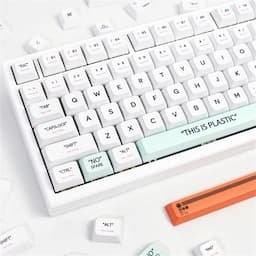 141 Keys XDA Profile Plastic Theme Keycaps PBT Dye Sublimation Key Caps Kit for GMK67 Gaming Mechanical Keyboard MX Switches